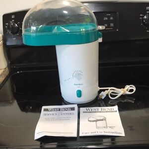 Vintage...West Bend White Hot Air Popcorn Popper